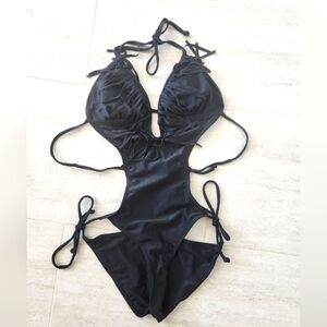 Black Fringe Swimsuit  sz.S